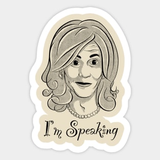 I'm Speaking Sticker